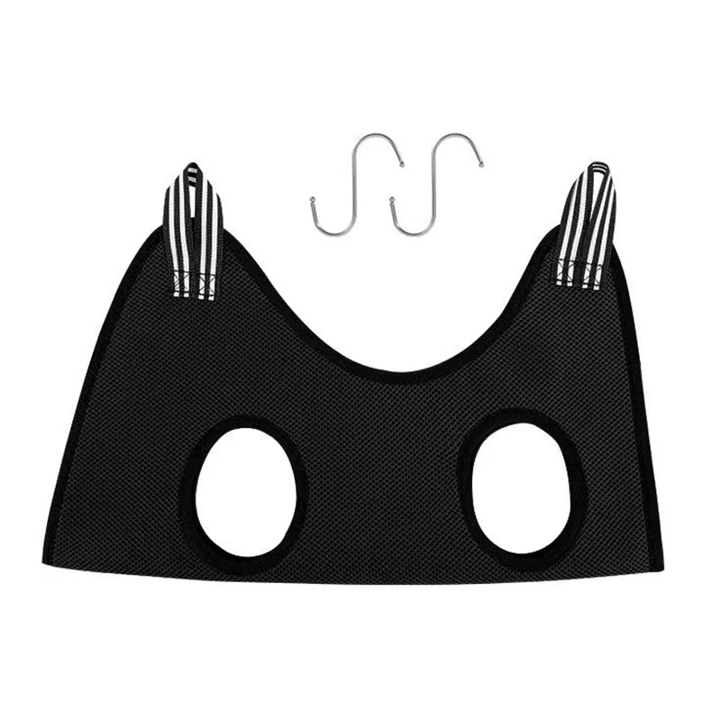 Pet Grooming Hammock – Nail Trimming & Cleaning Holder with Hooks for Cats & Dogs