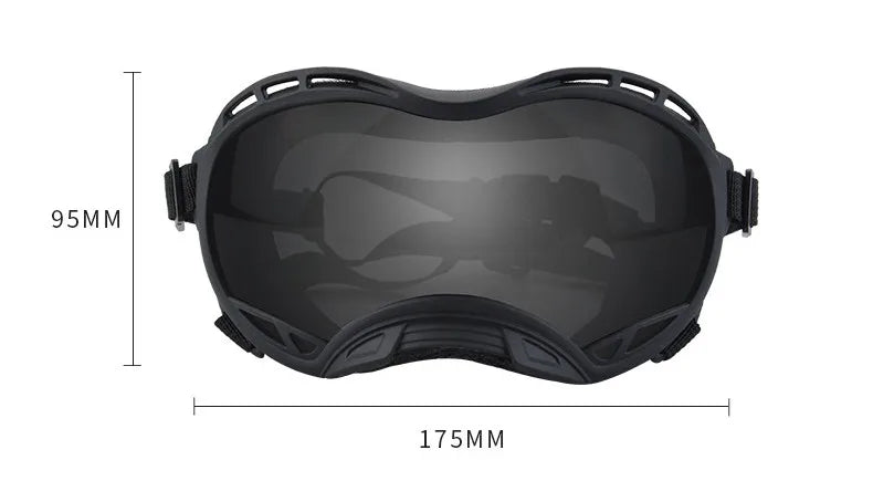 Large Dog Goggles – Windproof, Waterproof Tactical Sunglasses for Outdoor Protection