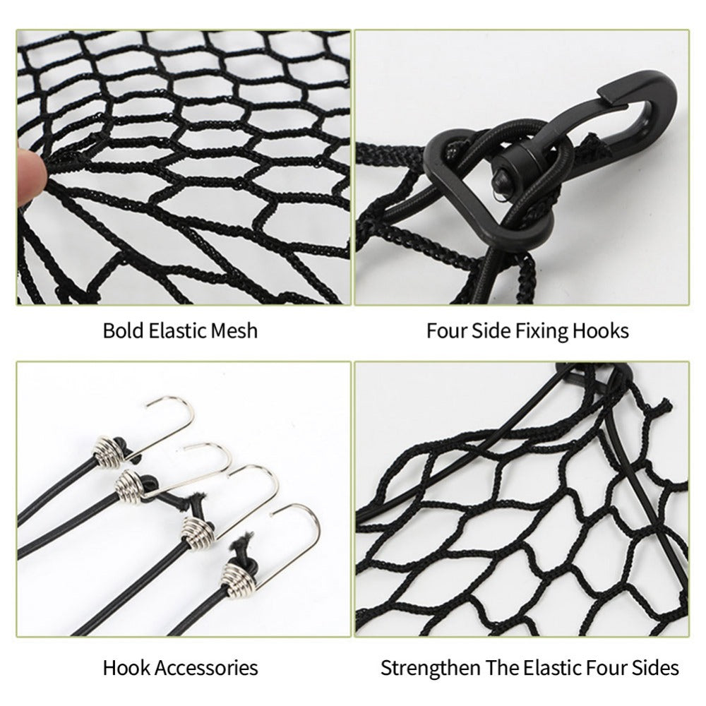 Car Trunk Pet Safety Net – Elastic Isolation Fence for Dogs