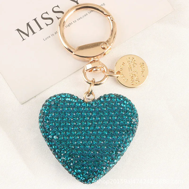 DDPaws  Blue Rhinestone Heart Dog Collar Charm