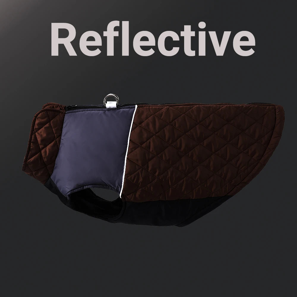 Reflective Waterproof Winter Dog Jacket – Warm Coat for Small to Large Breeds