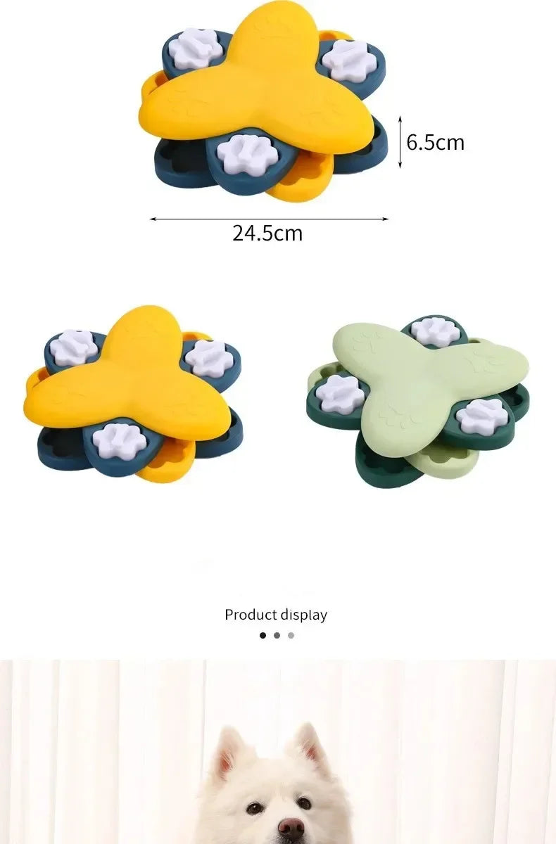 Interactive Dog Puzzle Feeder – Slow Feeding Treat Dispenser Toy for Dogs & Cats