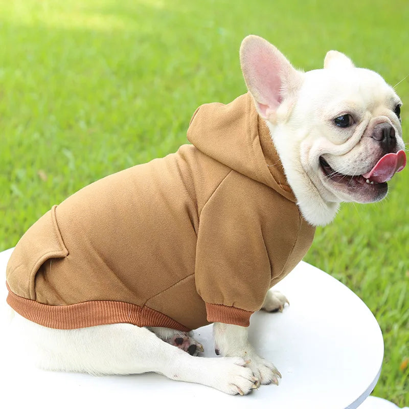 Cozy Winter Dog Hoodie – Warm Hooded Jacket for Small & Medium Dogs