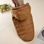 Thick Fleece Dog Hoodie Coat – Warm, Windproof & Cozy Winter Jacket with D-Ring