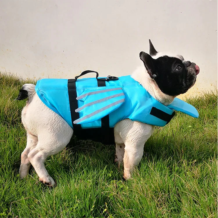 Dog Life Jacket – High Buoyancy Safety Vest with Adjustable Straps and Rescue Handle