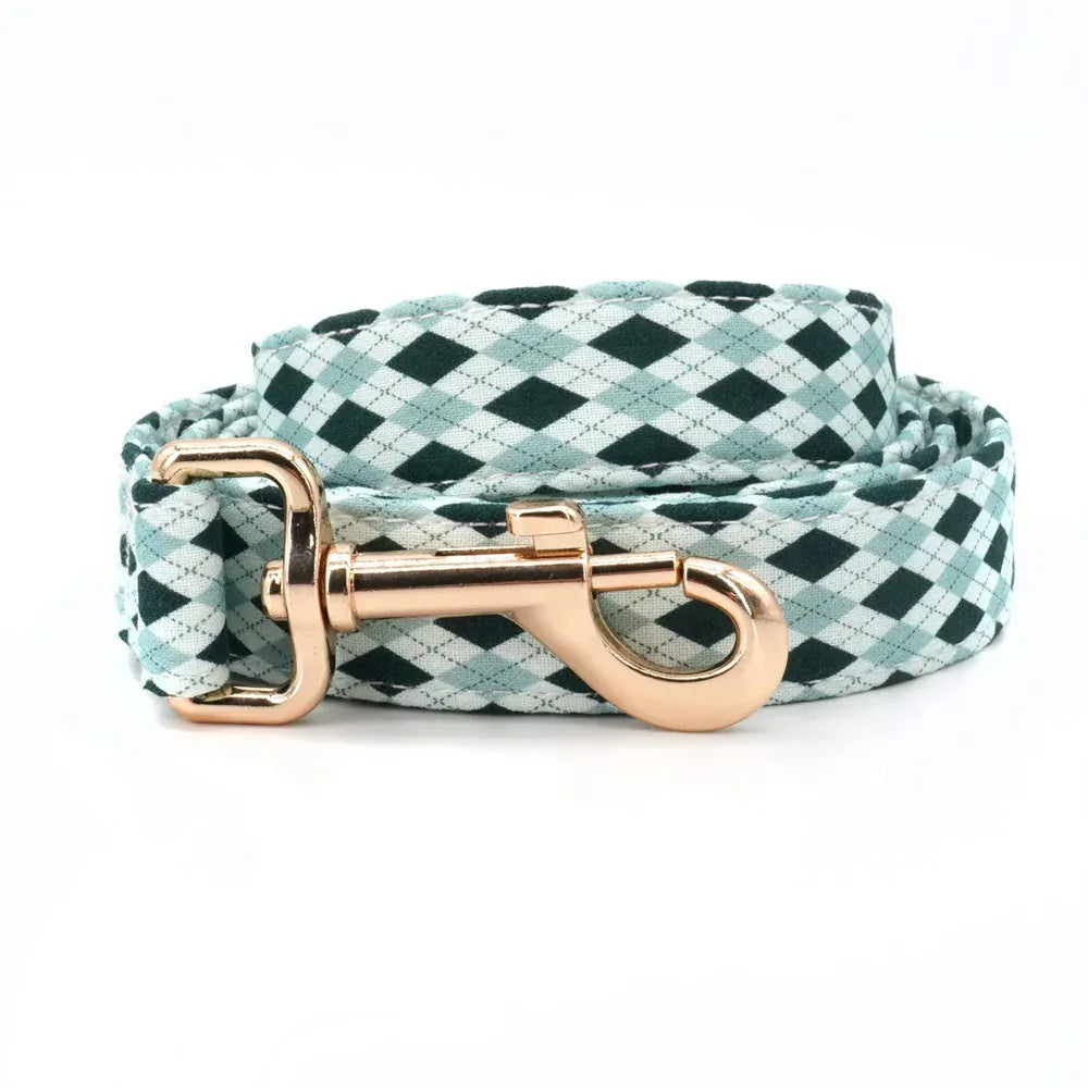 DDPaws  Designed Green Argyle Plaid Set [Made-to-Order]