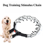 Metal Dog Training Collar – Detachable Stainless Steel Chain with Quick-Release Buckle