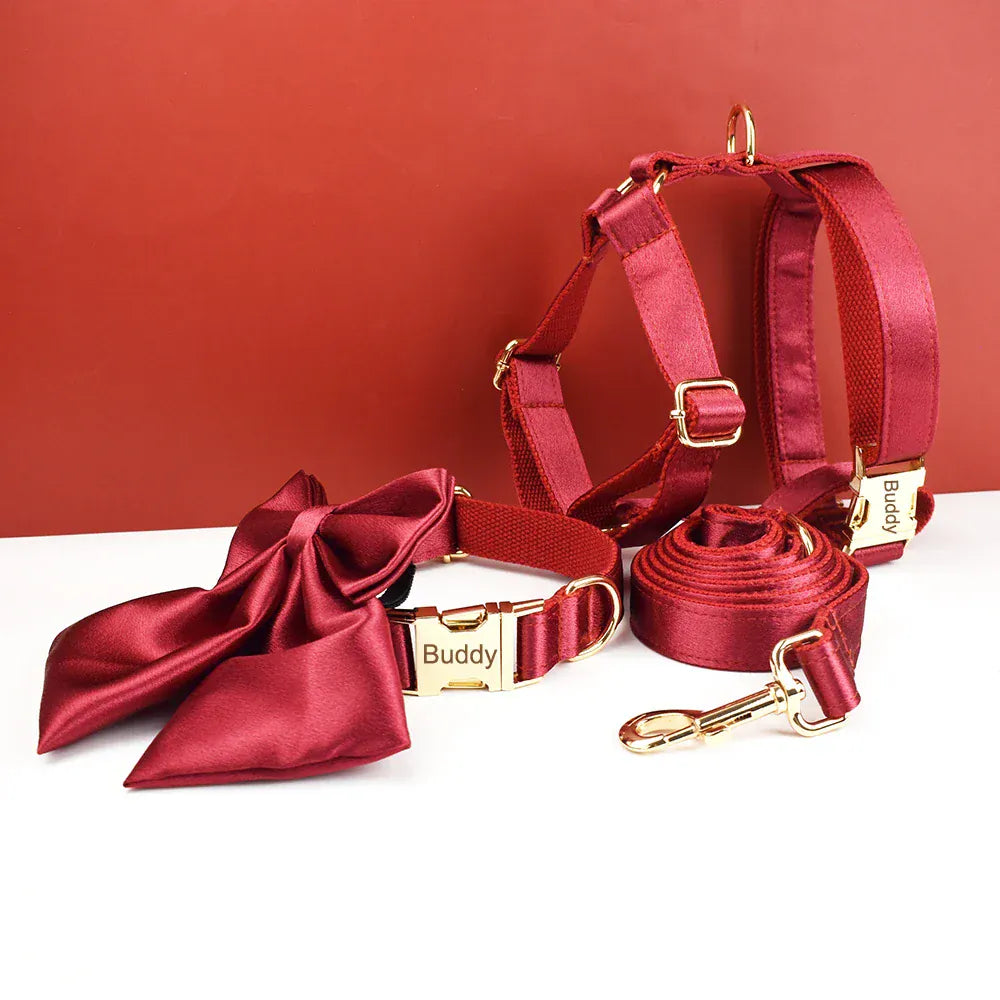 Red Satin Set
