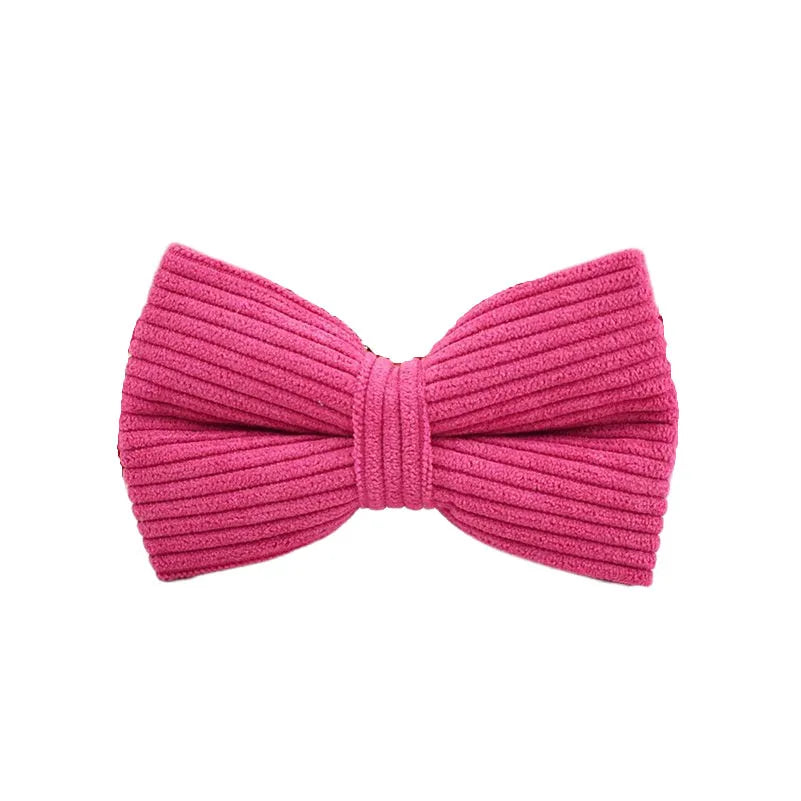 Mei Red Corduroy Personalized Dog Collar, Leash & Harness Set