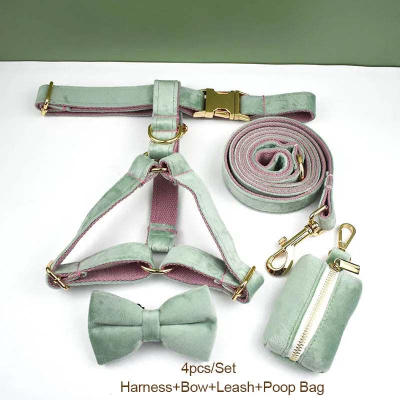 Mint Green Velvet Set