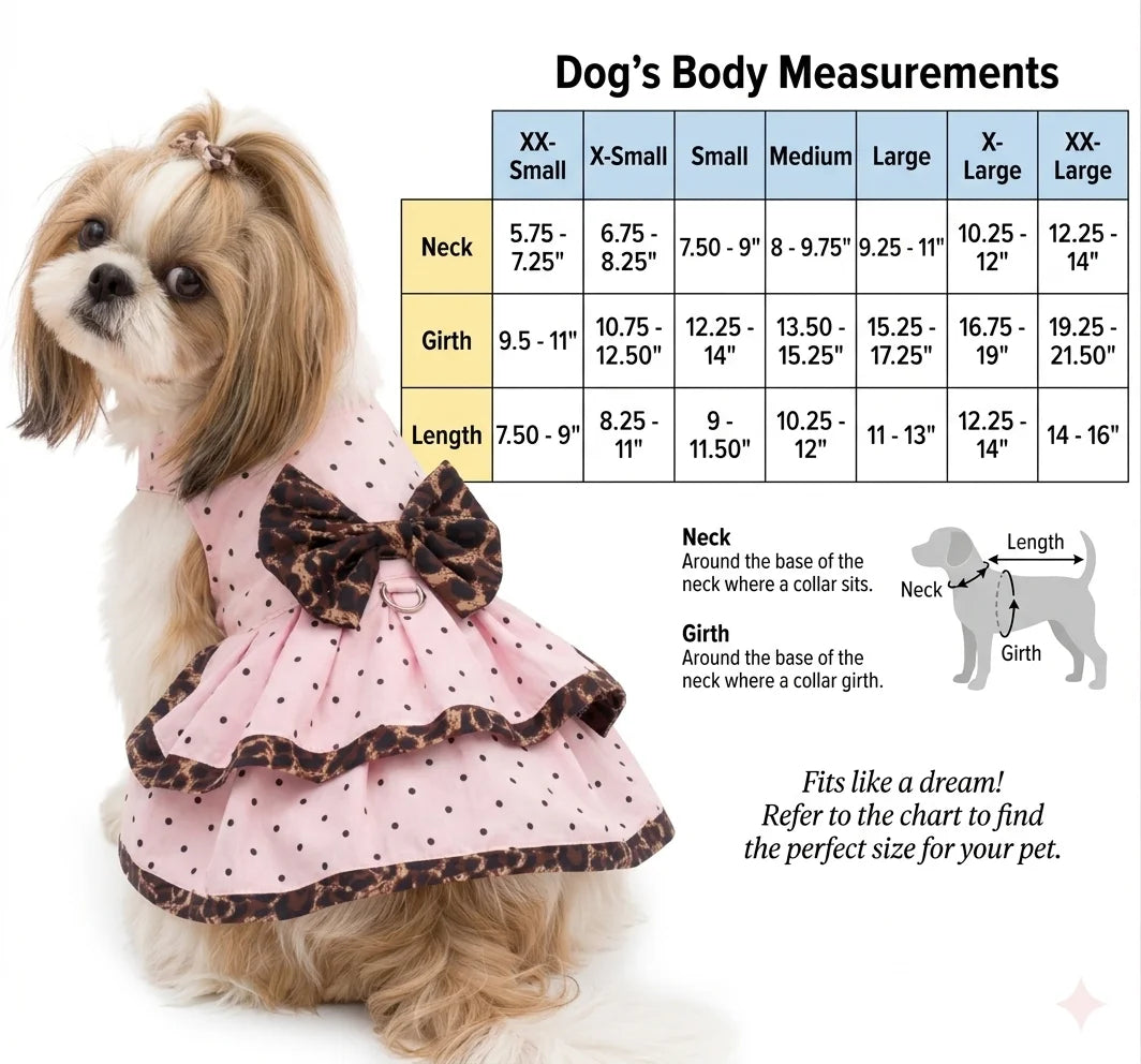 Floral Cotton Dog Dress