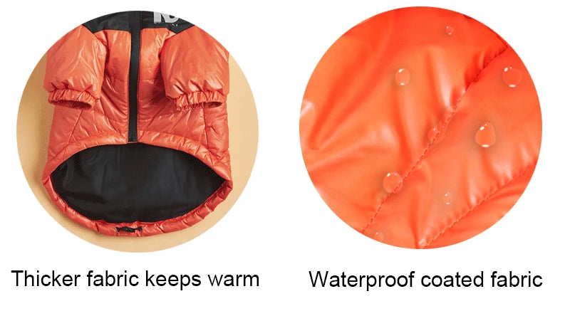 Winter Warm Dog Jacket | Thick, Windproof Coat