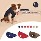 Winter Fleece Dog Jacket – Warm, Cold-Proof Coat for Small, Medium & Large Dogs