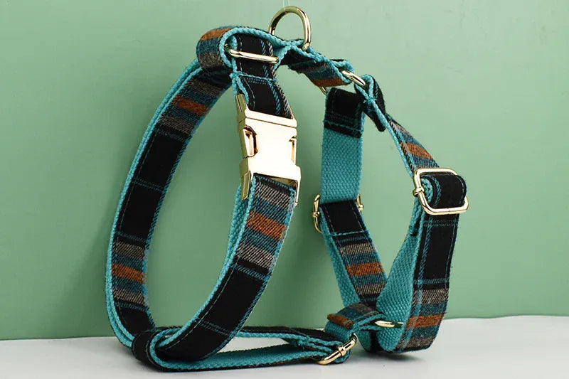 Plaid Emerald Fog Set