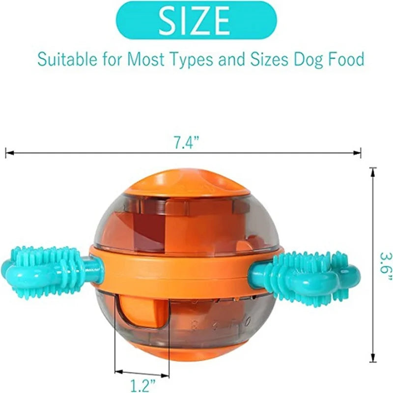 UFO-Shaped Tumbler Toy – Interactive Food Dispenser & Chew Toy for Dogs and Cats
