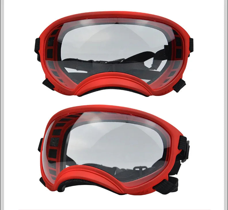 Color-Changing Dog Sunglasses – UV-Resistant Goggles for Outdoor Protection
