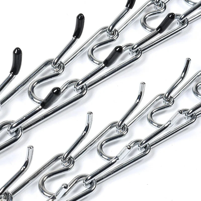 Metal Dog Training Collar – Detachable Stainless Steel Chain with Quick-Release Buckle