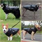 Waterproof Winter Dog Coat with Harness – Warm Jacket for Large Dogs