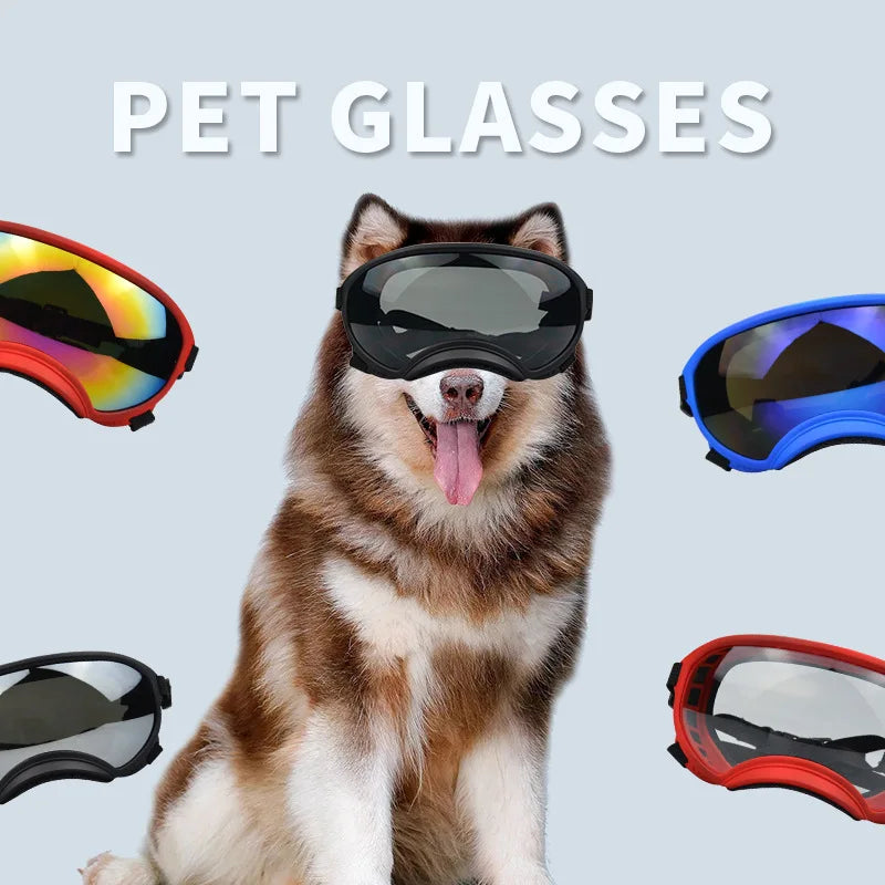 Dog Tactical Goggles – UV-Proof, Waterproof Sunglasses for Medium & Large Dogs