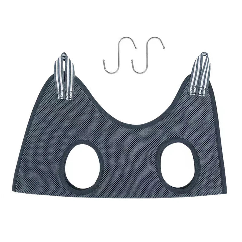 Pet Grooming Hammock – Nail Trimming & Cleaning Holder with Hooks for Cats & Dogs