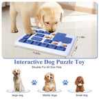Interactive Dog Puzzle Toy – Treat Dispensing Slow Feeder for Training & Mental Stimulation