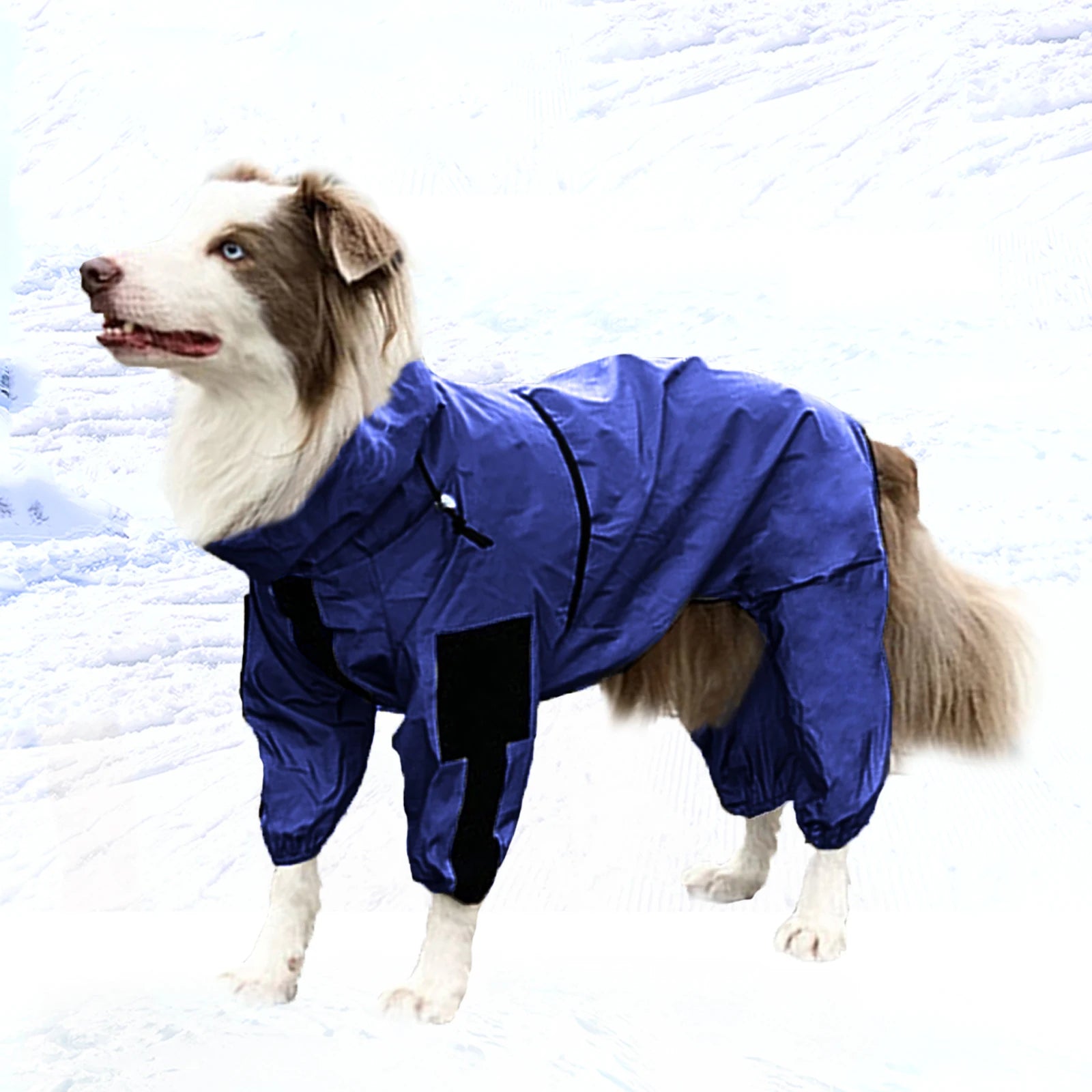 Waterproof Winter Dog Jacket – Fleece-Lined, Windproof Coat for Medium & Large Dogs