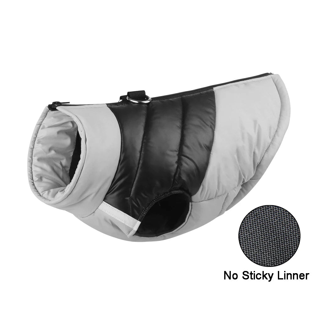 Waterproof Padded Dog Jacket – Warm Winter Vest for Small, Medium & Large Dogs