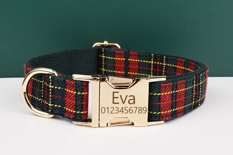Personalized Dog Collar, Leash & Harness Set
