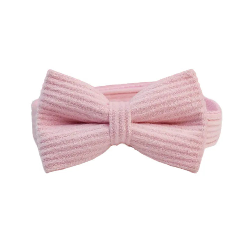 Pink Corduroy Personalized Dog Collar, Leash & Harness Set
