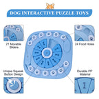 Interactive Dog Puzzle Toy – Treat Dispensing Slow Feeder for Training & Mental Stimulation