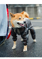 Transparent Hooded Dog Raincoat – Full-Body Waterproof PU Jacket for All Breeds