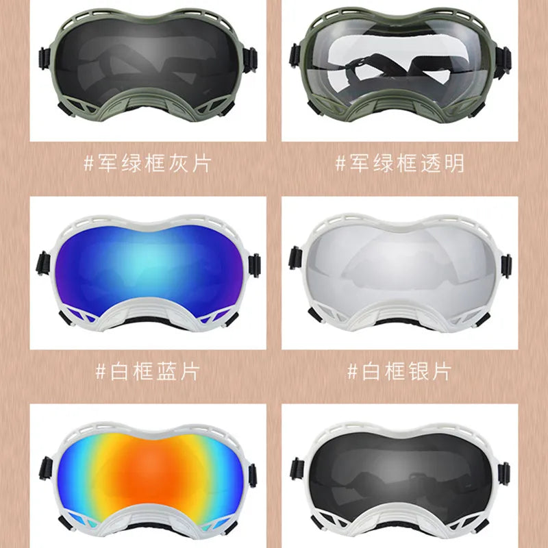 Large Dog Goggles – Windproof, Waterproof Tactical Sunglasses for Outdoor Protection