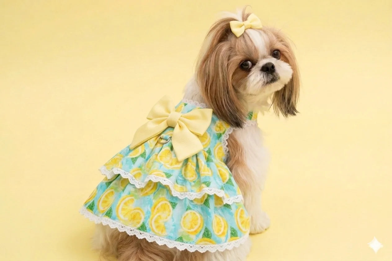 Floral Cotton Dog Dress