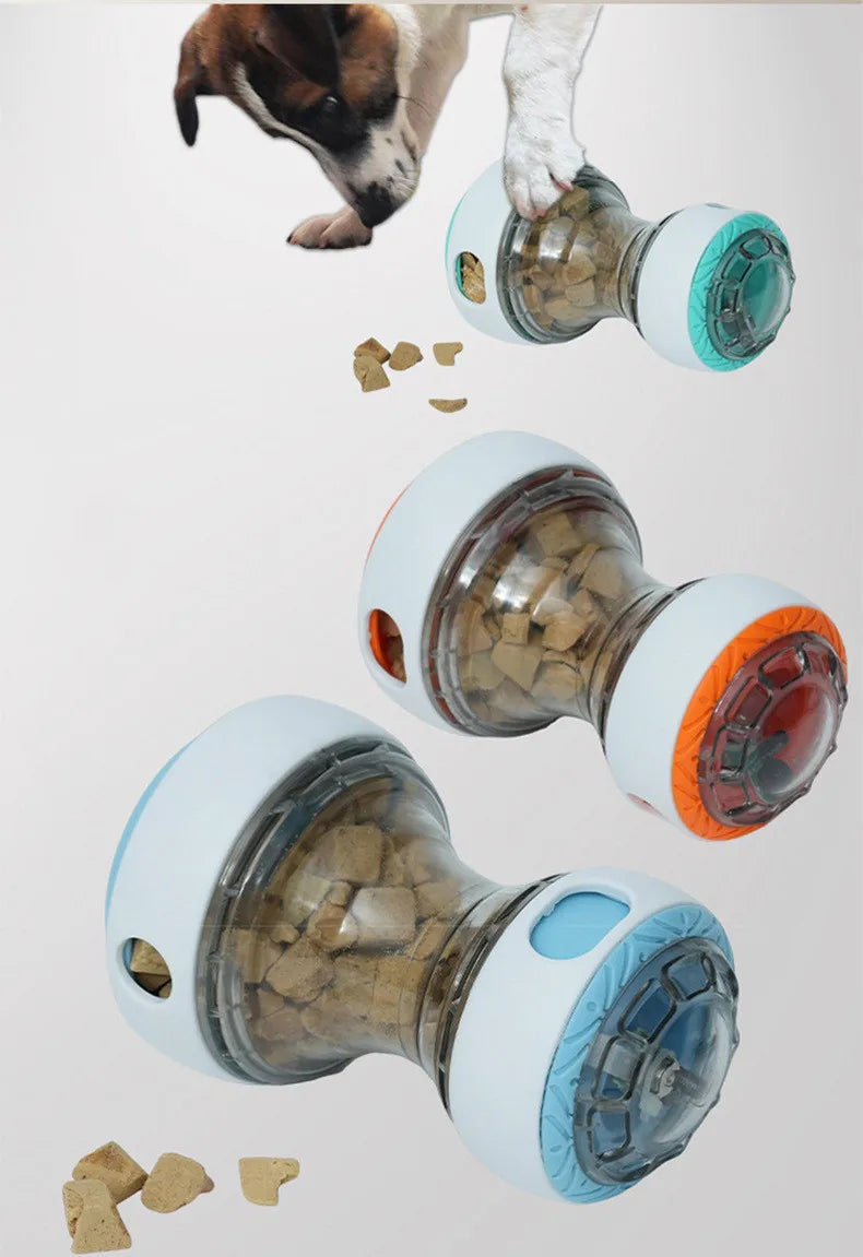 Interactive Treat Dispensing Ball – Adjustable Food Dispenser Toy for Dogs & Cats