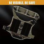 Tactical Service Dog Harness – Adjustable MOLLE Vest with Reflective Straps & Control Handle