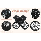 Anti-Slip Dog Socks with Adjustable Straps – 4Pcs Set for Indoor Paw Protection