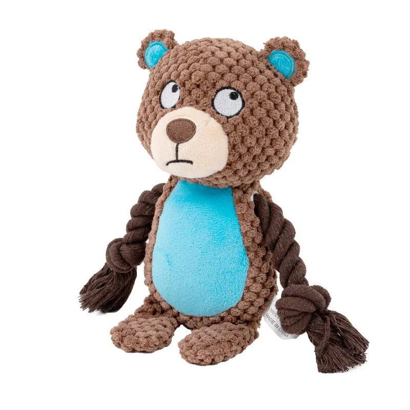 🧸🐶 Pet Plush Squeaky Animal Toy