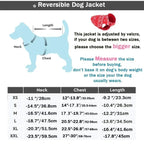 Reversible Christmas Dog Jacket – Double-Layer Fleece Winter Coat for Small, Medium & Large Dogs
