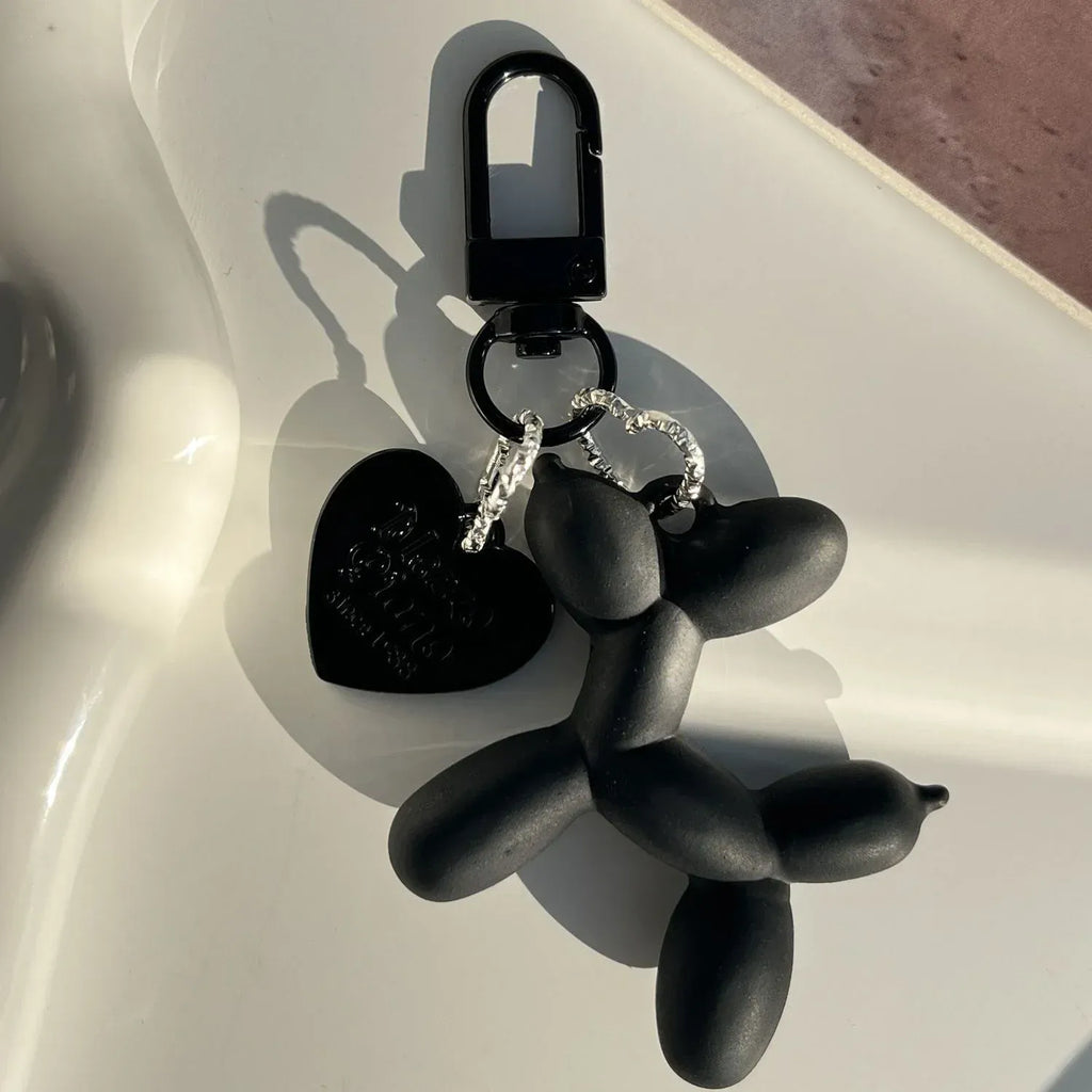 DDPaws  Black 2 Jelly Balloon Dog Charm