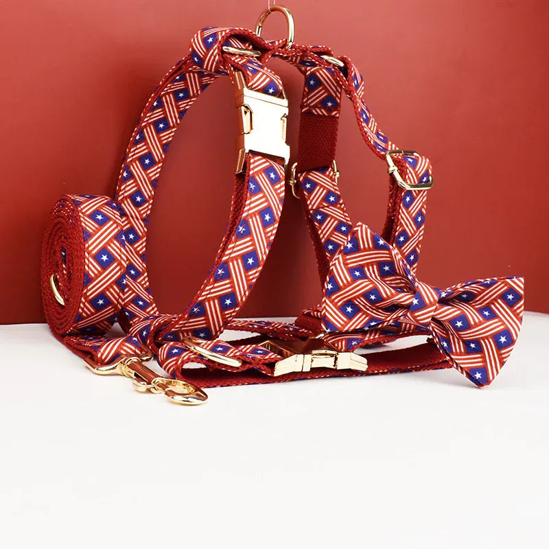 Plaid America Flag Set