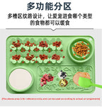 Silicone Dual Slow Feeder Bowl – Anti-Slip Suction Cup Pet Feeding Mat