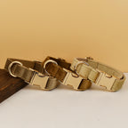 High Quality Dog Collar & Leash Set – Personalized Engraved Nameplate, Padded