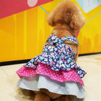 Floral Cotton Dog Dress