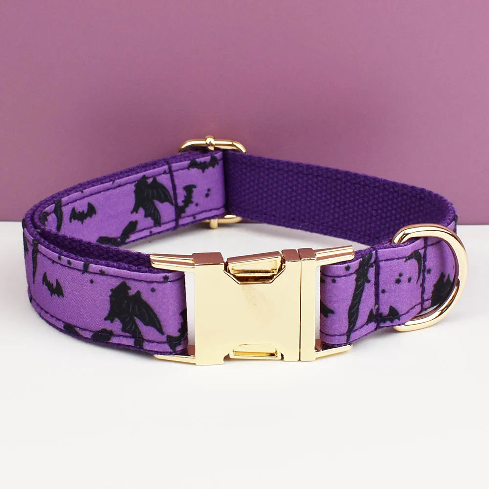 Violet Personalized Dog Collar, Leash & Harness Set