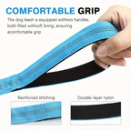 Heavy-Duty Bungee Dog Leash – 5ft Shock-Absorbing Lead with Dual Handles