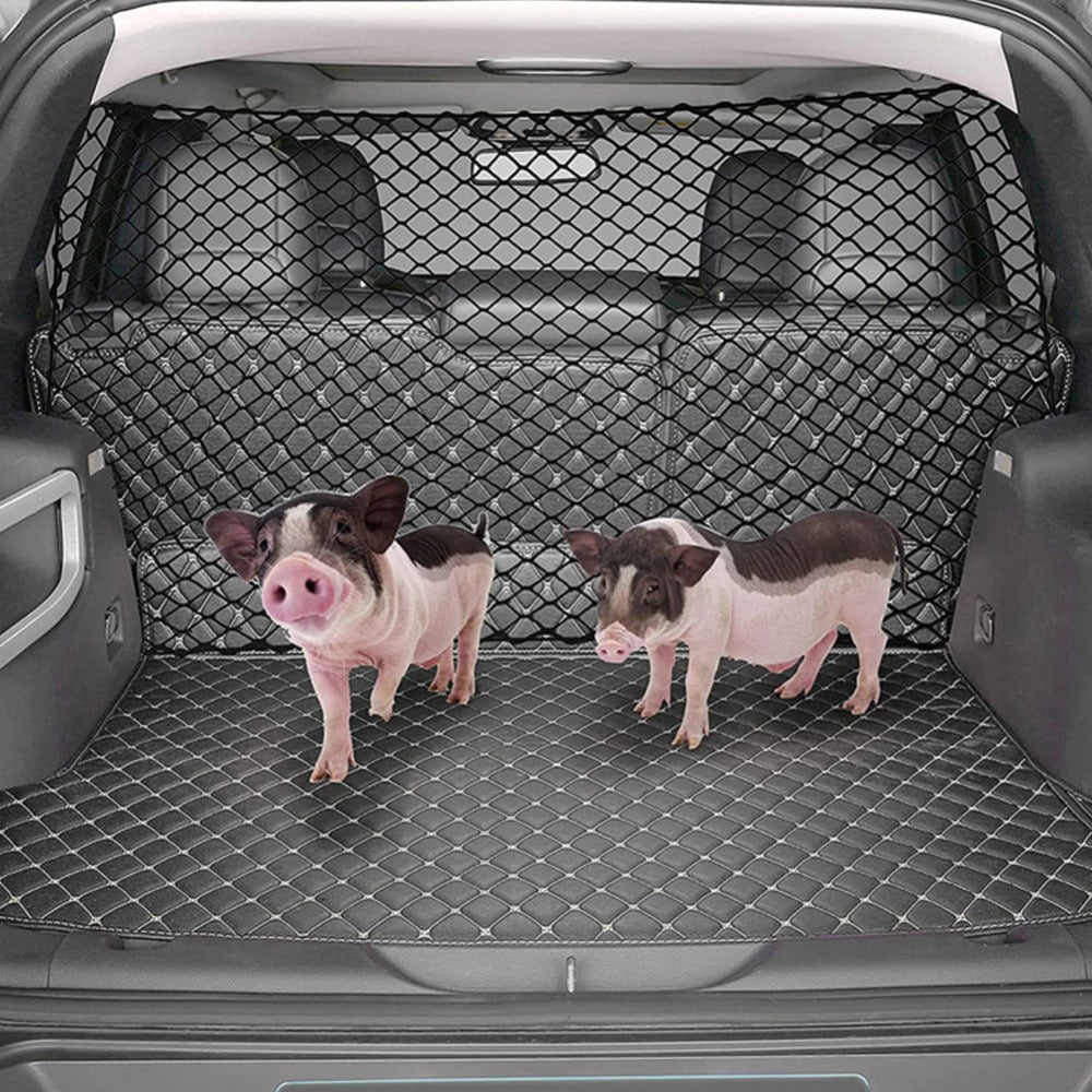 Car Trunk Pet Safety Net – Elastic Isolation Fence for Dogs