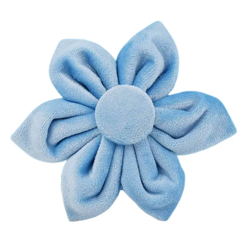 Blue Velvet Personalized Dog Collar, Leash & Harness Set