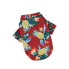 Hawaiian Beach Dog T-Shirt – Lightweight Summer Outfit for Small Dogs & Cats