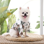 Hawaiian Beach Dog Shirt – Lightweight Summer Pet T-Shirt for Small & Medium Dogs