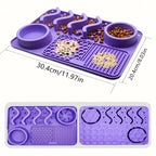 Dog Licking Pad – Slow Feeder & Calming Suction Mat for Dogs and Cats